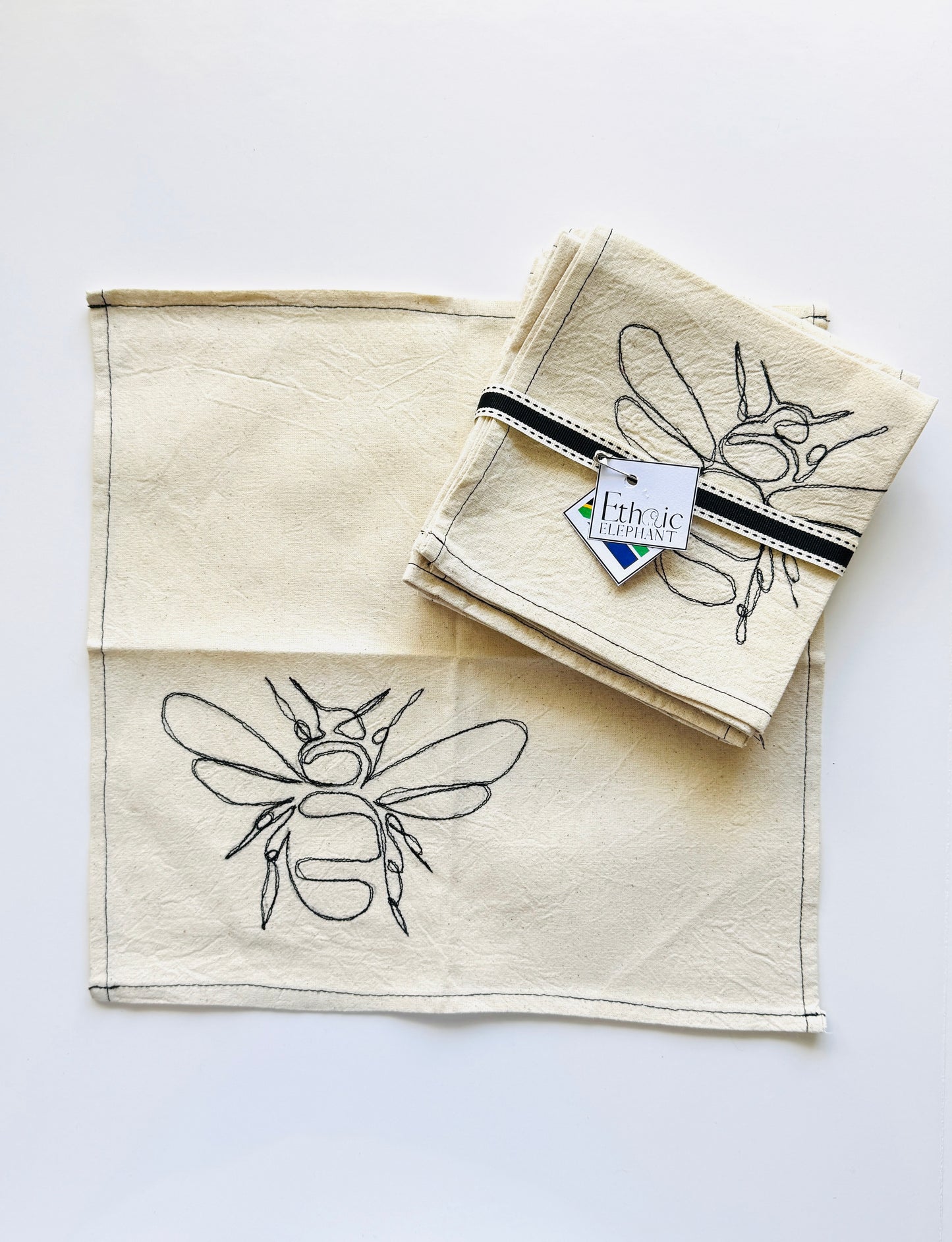 Cotton Serviettes-Bee
