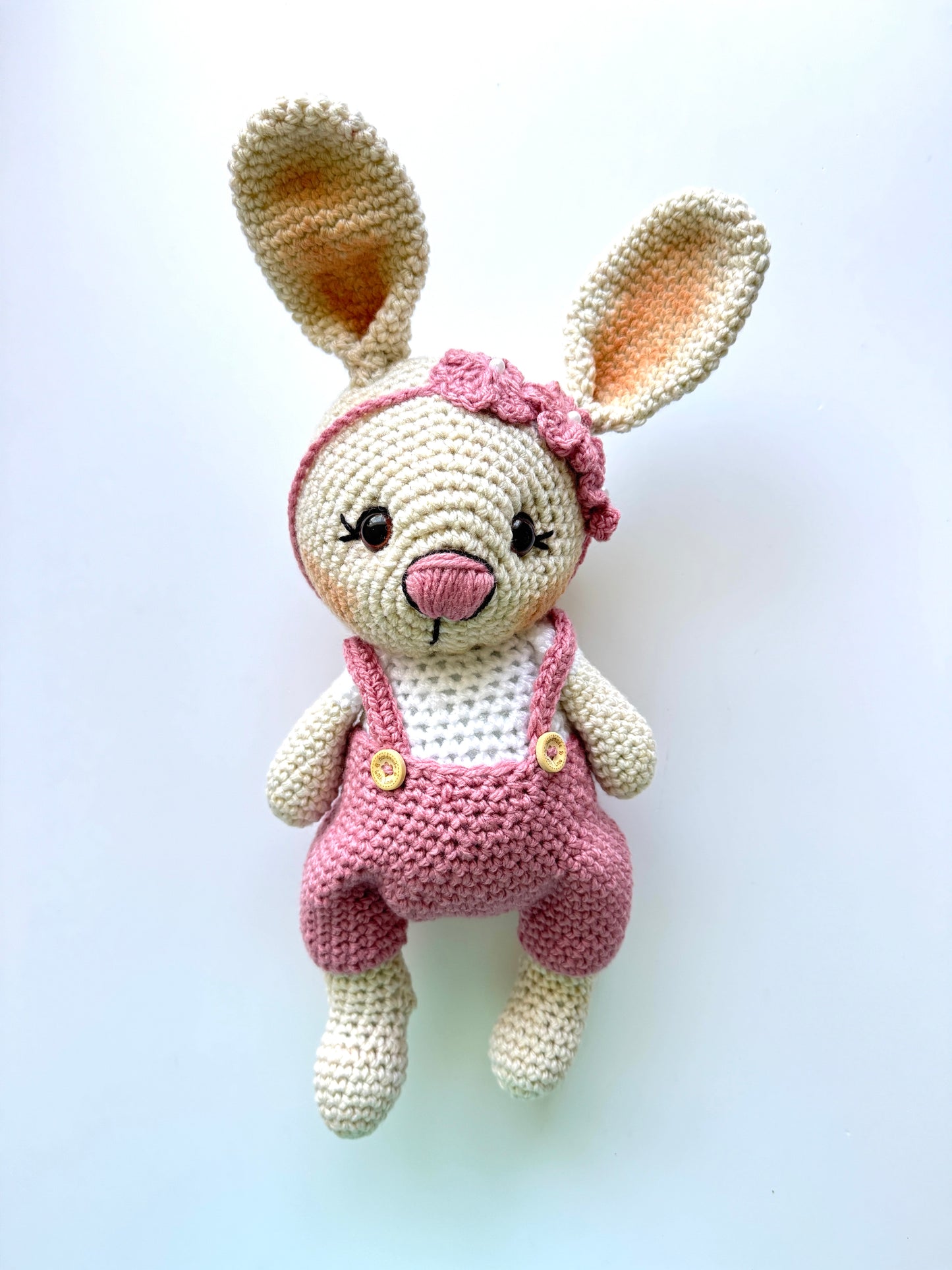 Crocheted Baby Bunny-Pink