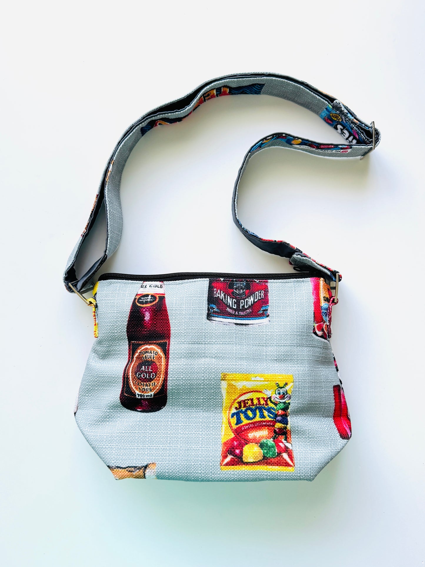 Mini Sling Bag-Off Blue