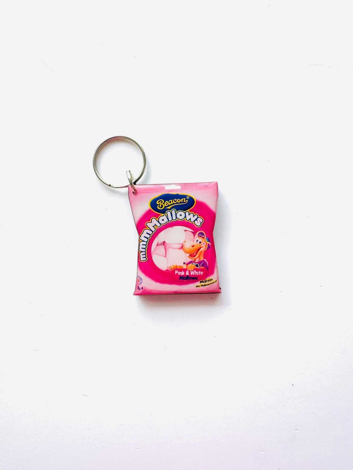 Groceries Keyrings-Marshmallows