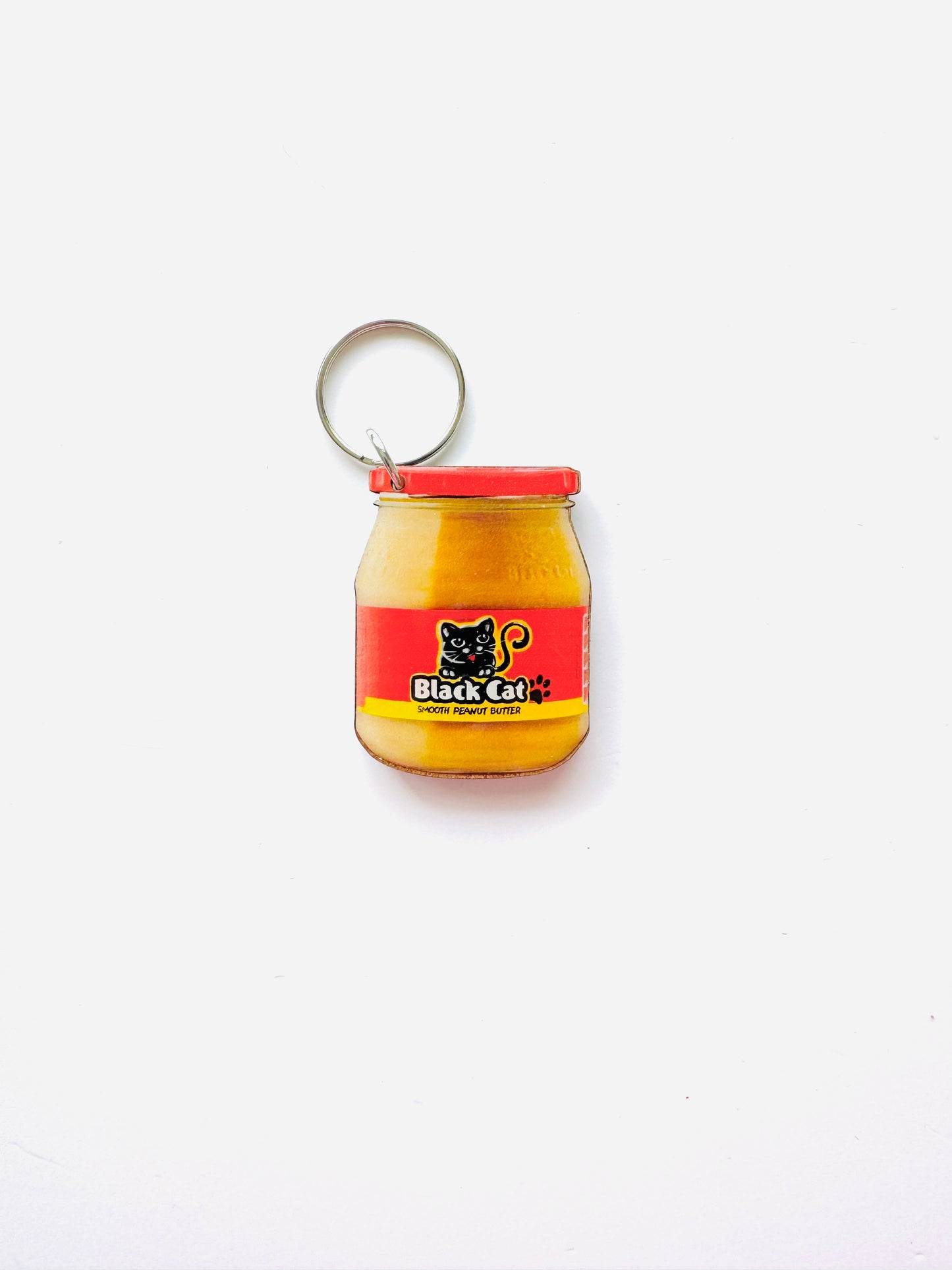 Groceries Keyrings-Black Cat Peanutbutter