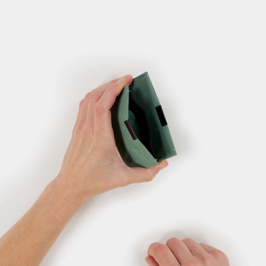 The Wren Square Wallet - Seafoam