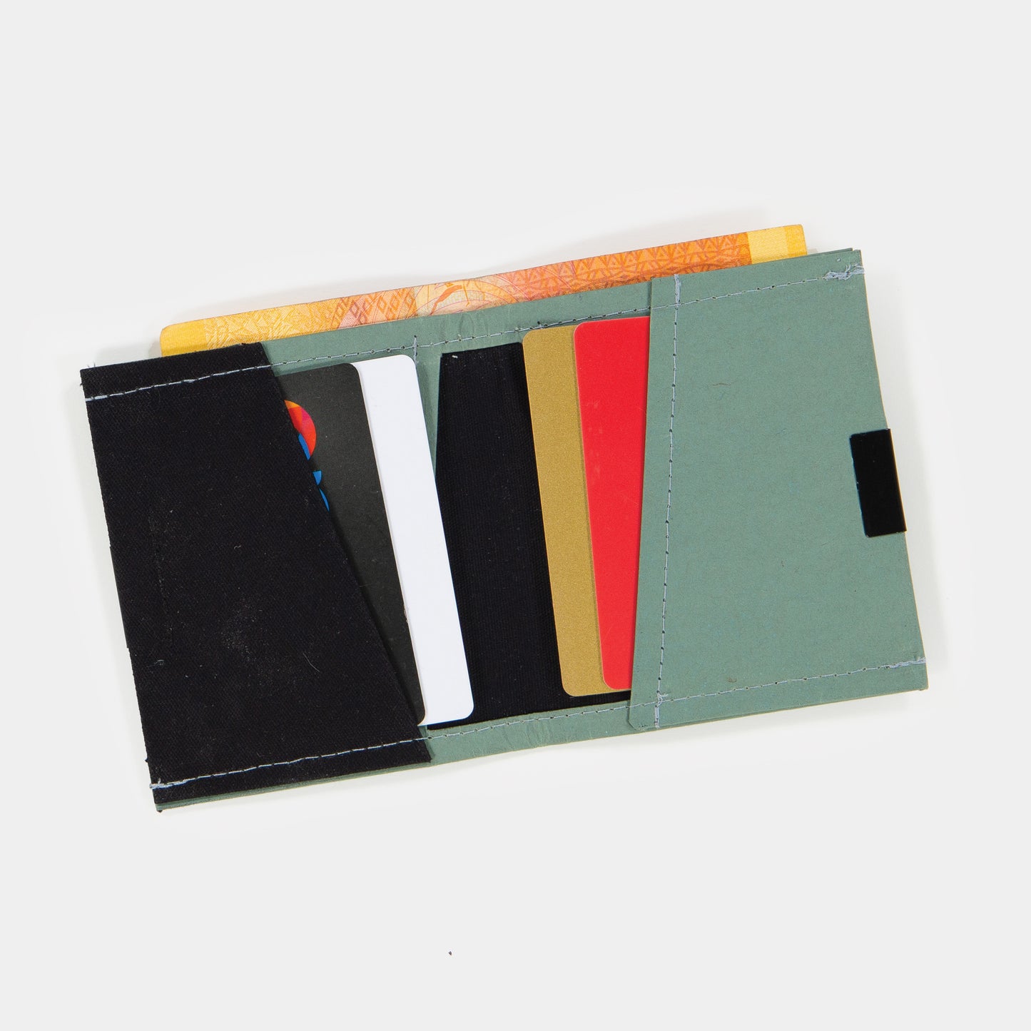The Wren Square Wallet - Seafoam