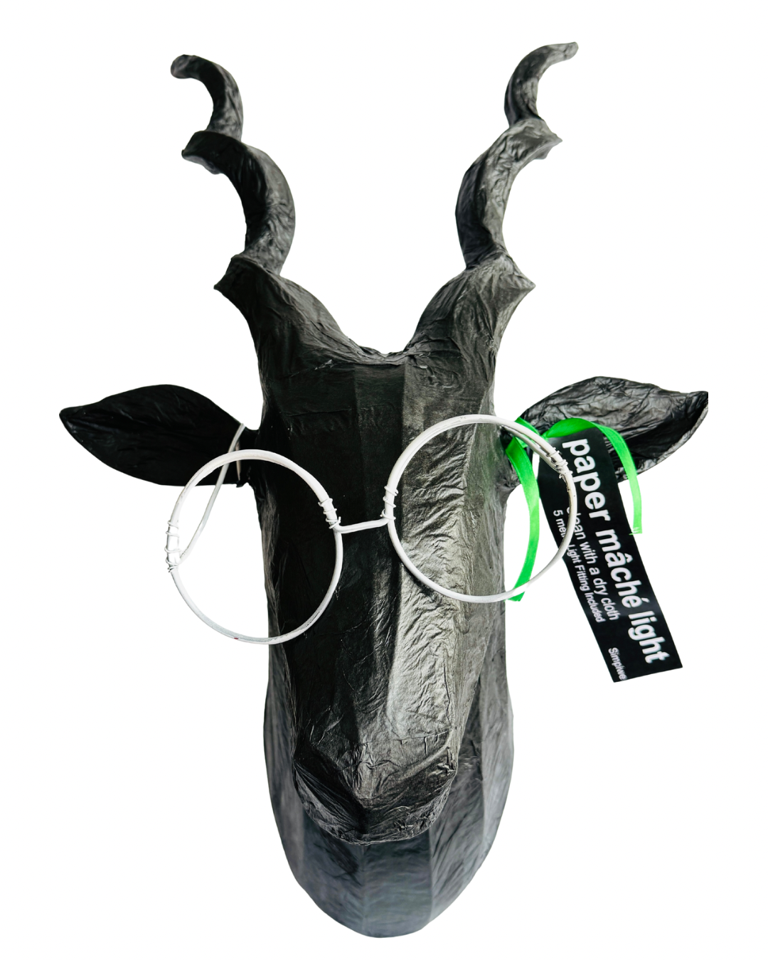 Buckhead wall light fixture-Black with white glasses