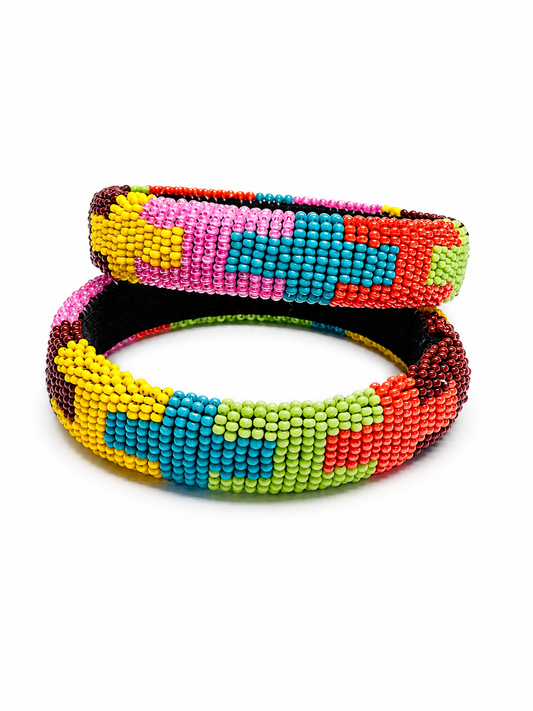 African Beaded Bangle