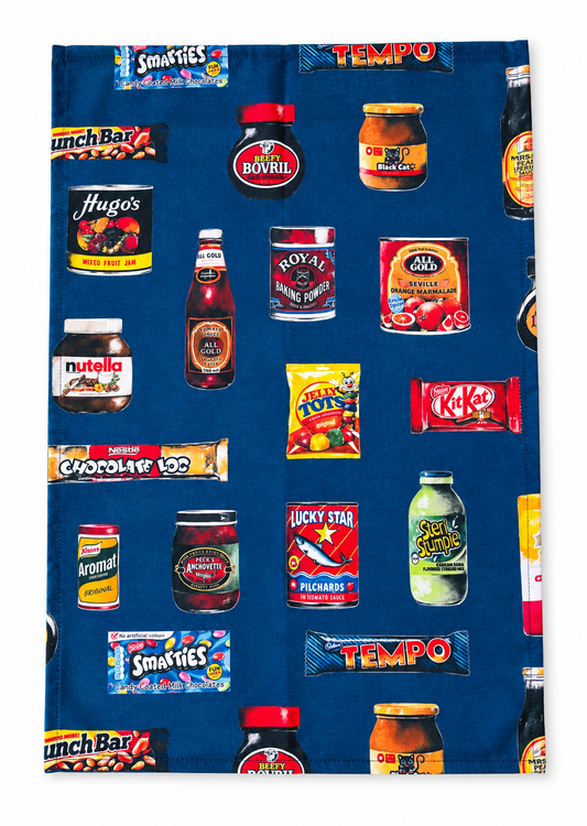Tea Towel - Groceries
