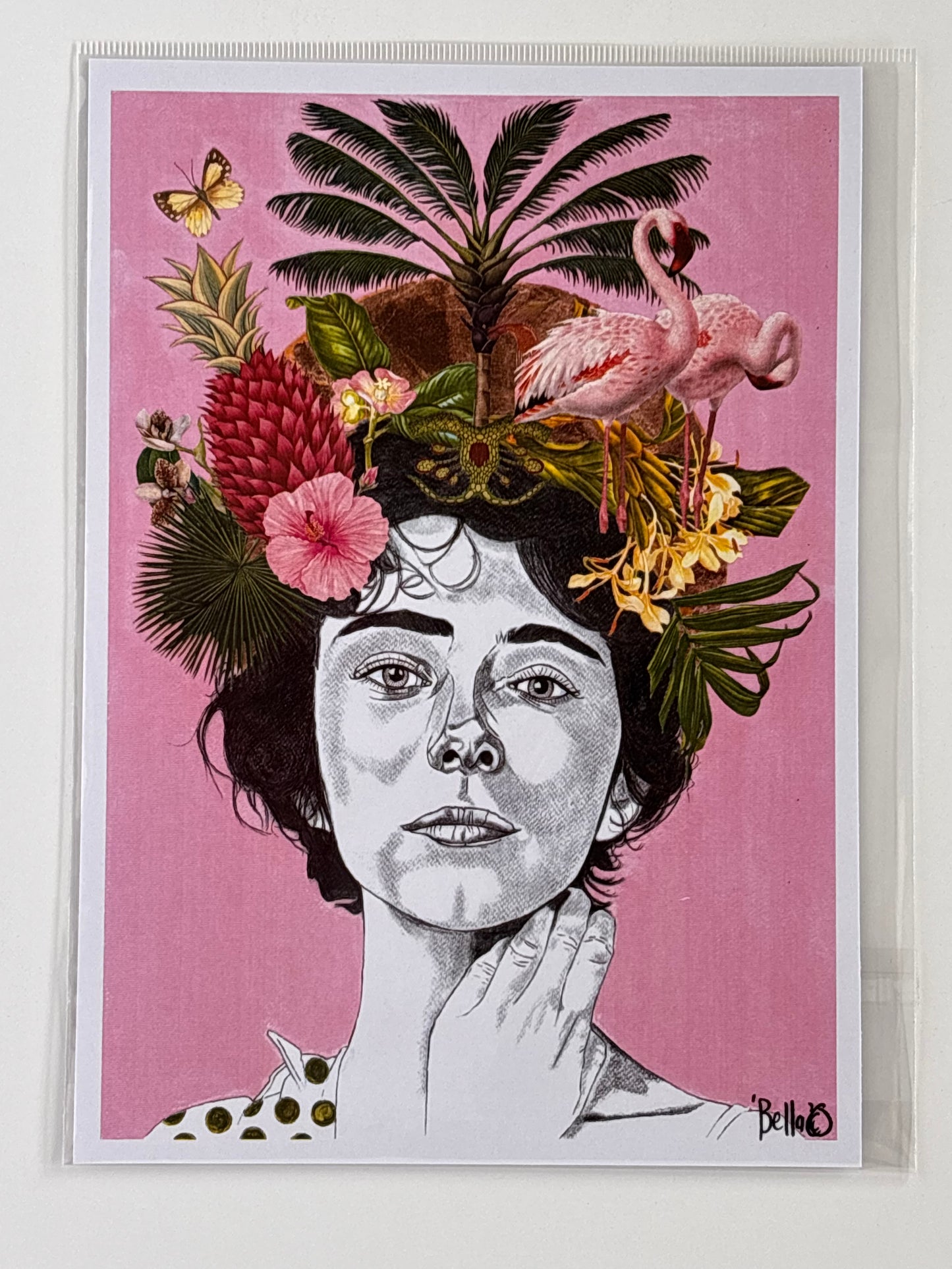 Bella-Strawberry Moon & Flamingos