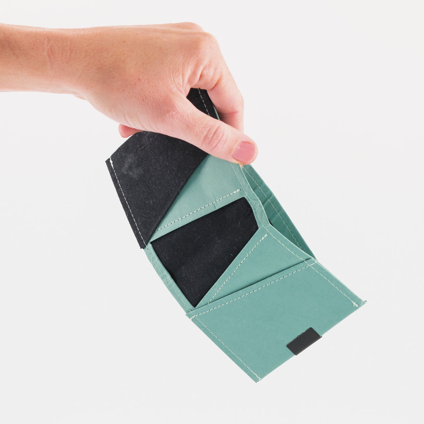 TheWren Square Wallet-Aqua