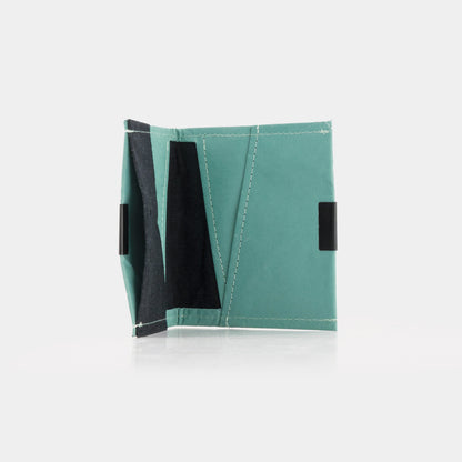 TheWren Square Wallet-Aqua