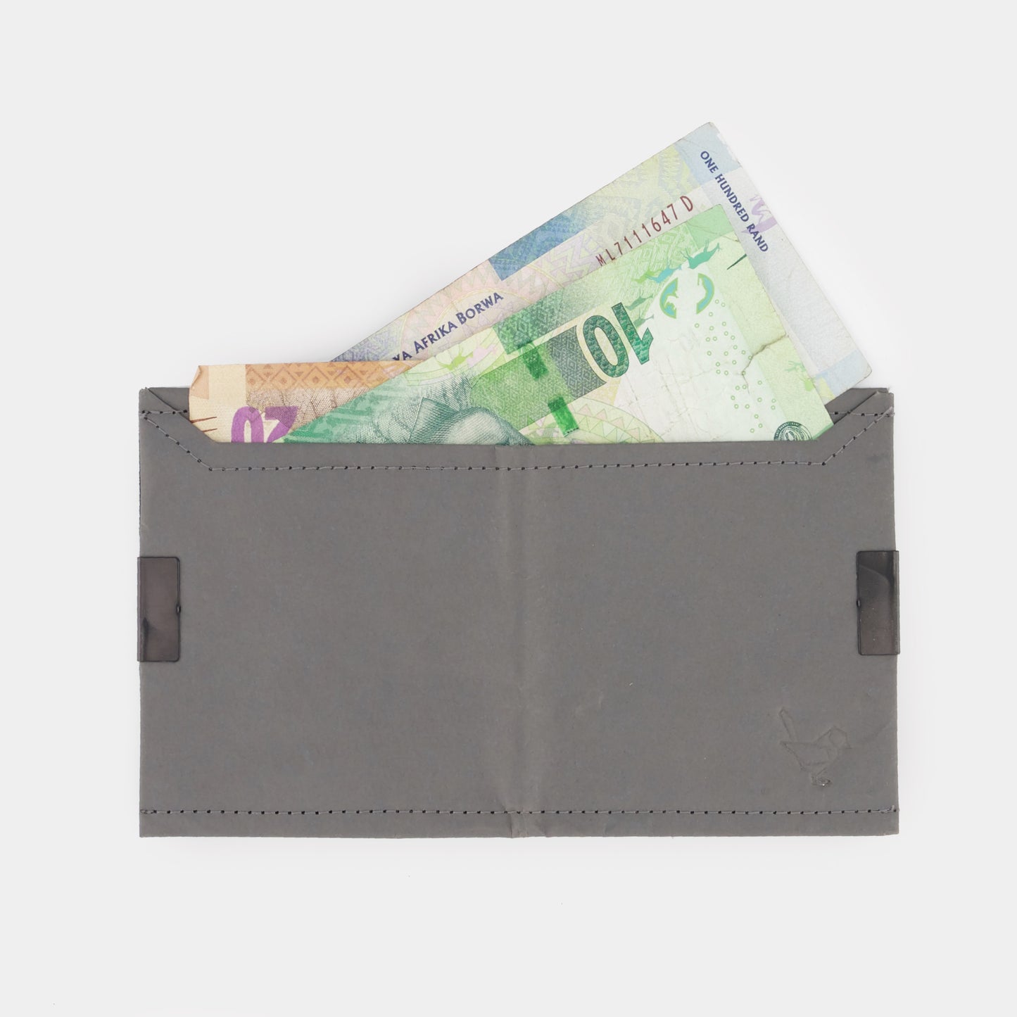TheWren Square Wallet-Gunmetal