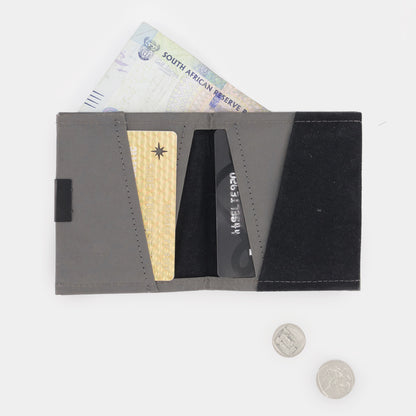 TheWren Square Wallet-Gunmetal