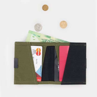 TheWren Square Wallet-Racing Green