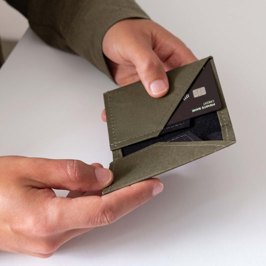 TheWren Square Wallet-Racing Green