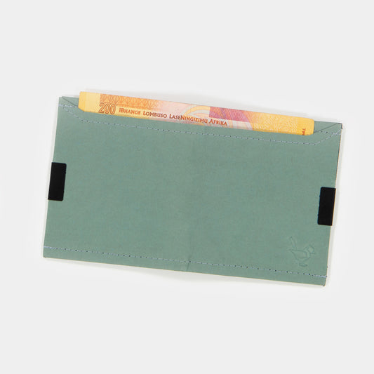 The Wren Square Wallet - Seafoam