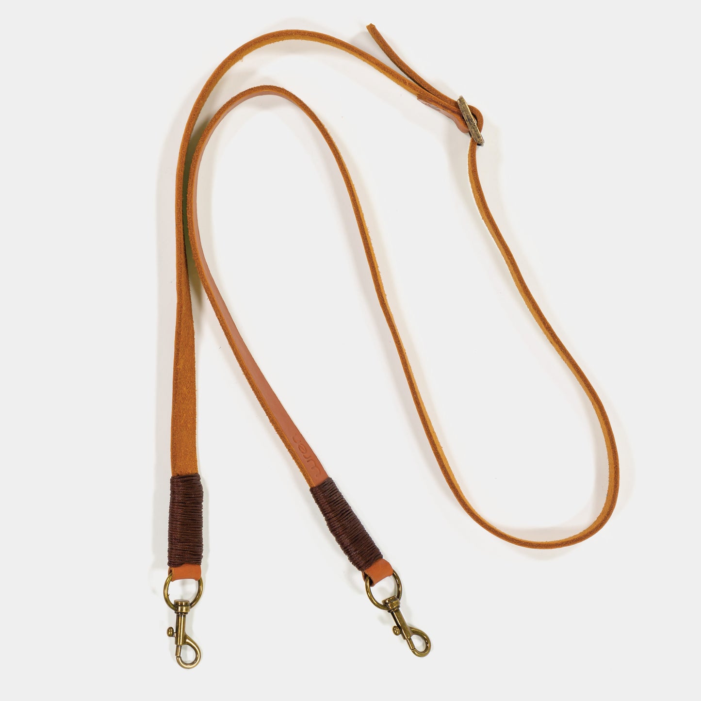 Leather Shoulder Strap-Brown