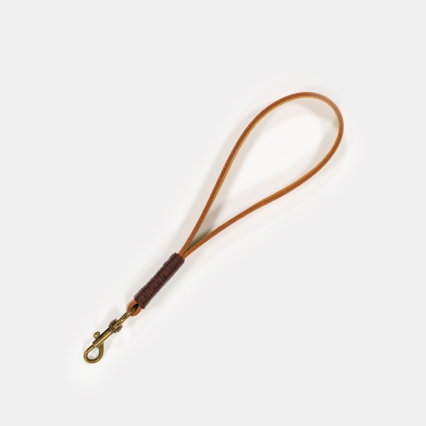 Leather Shoulder Strap-Brown