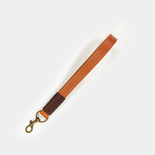 Leather Shoulder Strap-Brown