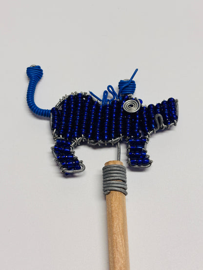 Beaded Pencil Toppers - Warthog
