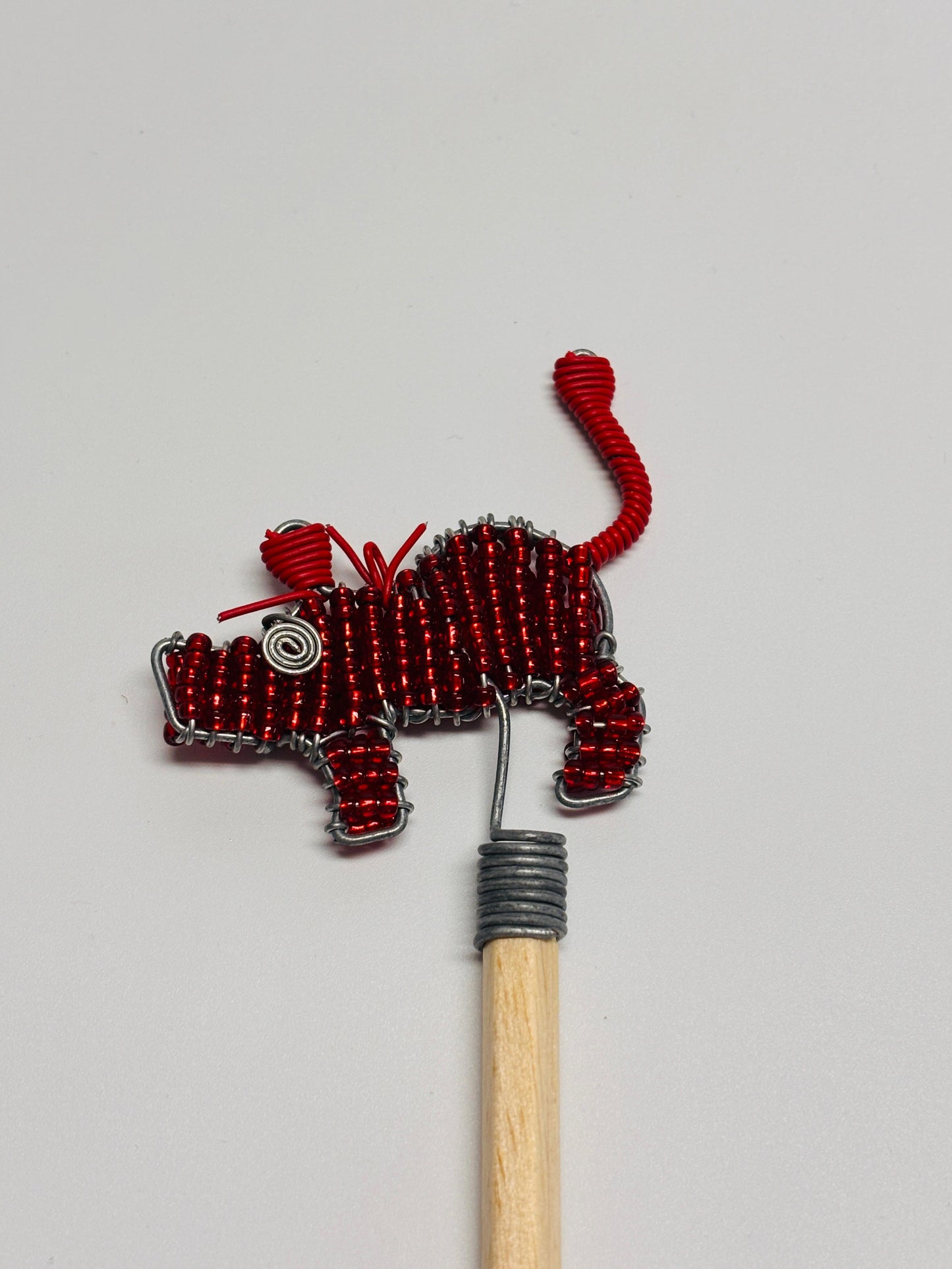 Beaded Pencil Toppers - Warthog