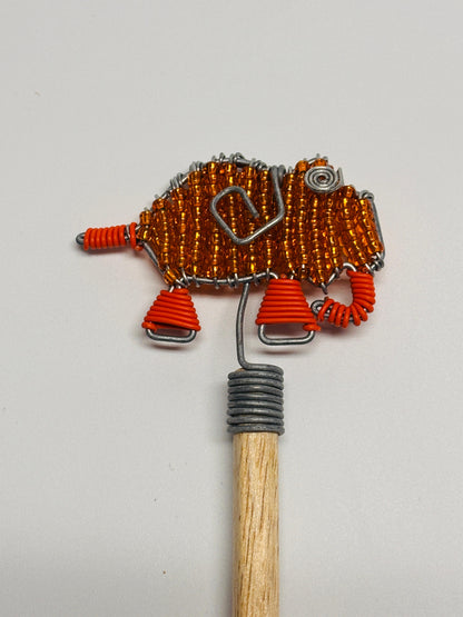 Beaded Pencil Toppers - Elephant