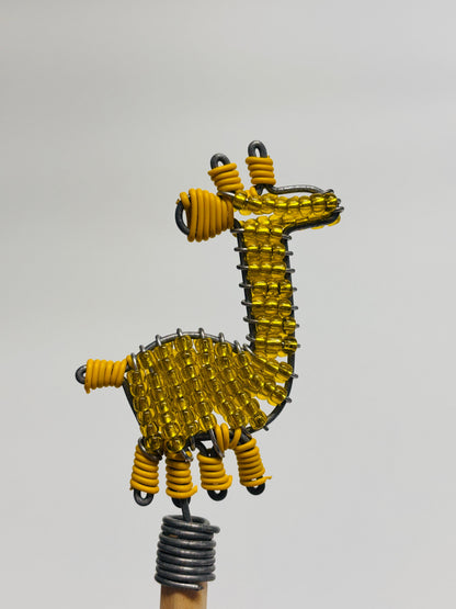 Beaded Pencil Toppers - Giraffe