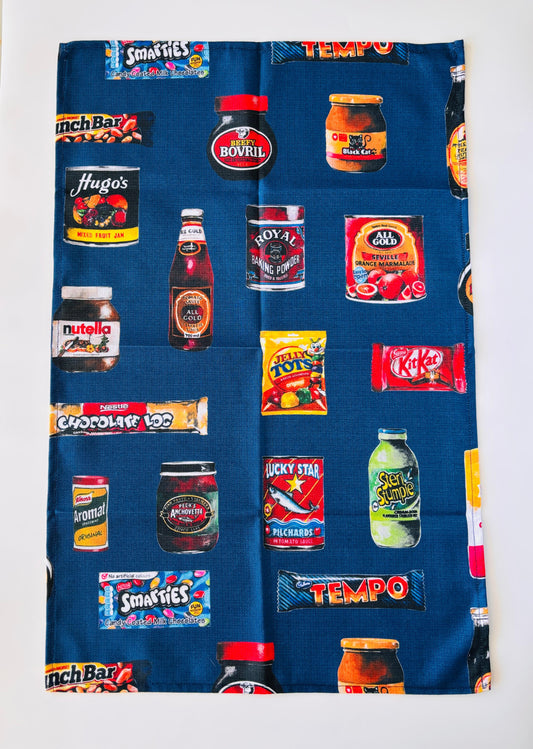 Tea Towel - Groceries